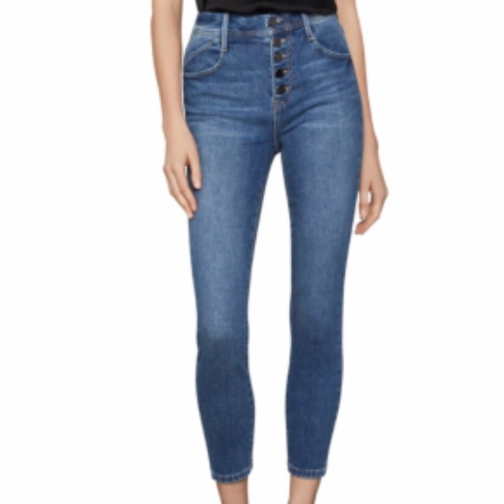 BCBGMAXAZRIA Jolie The High-rise Skinny Crop